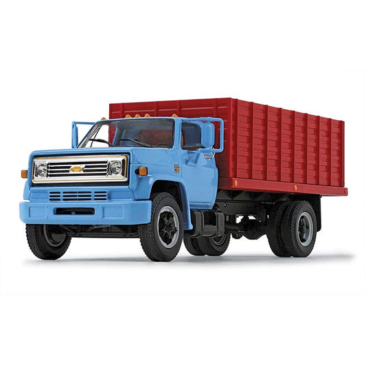 1975 Chevrolet C-65 Grain Truck with Corn Load (Baby Blue/Red)