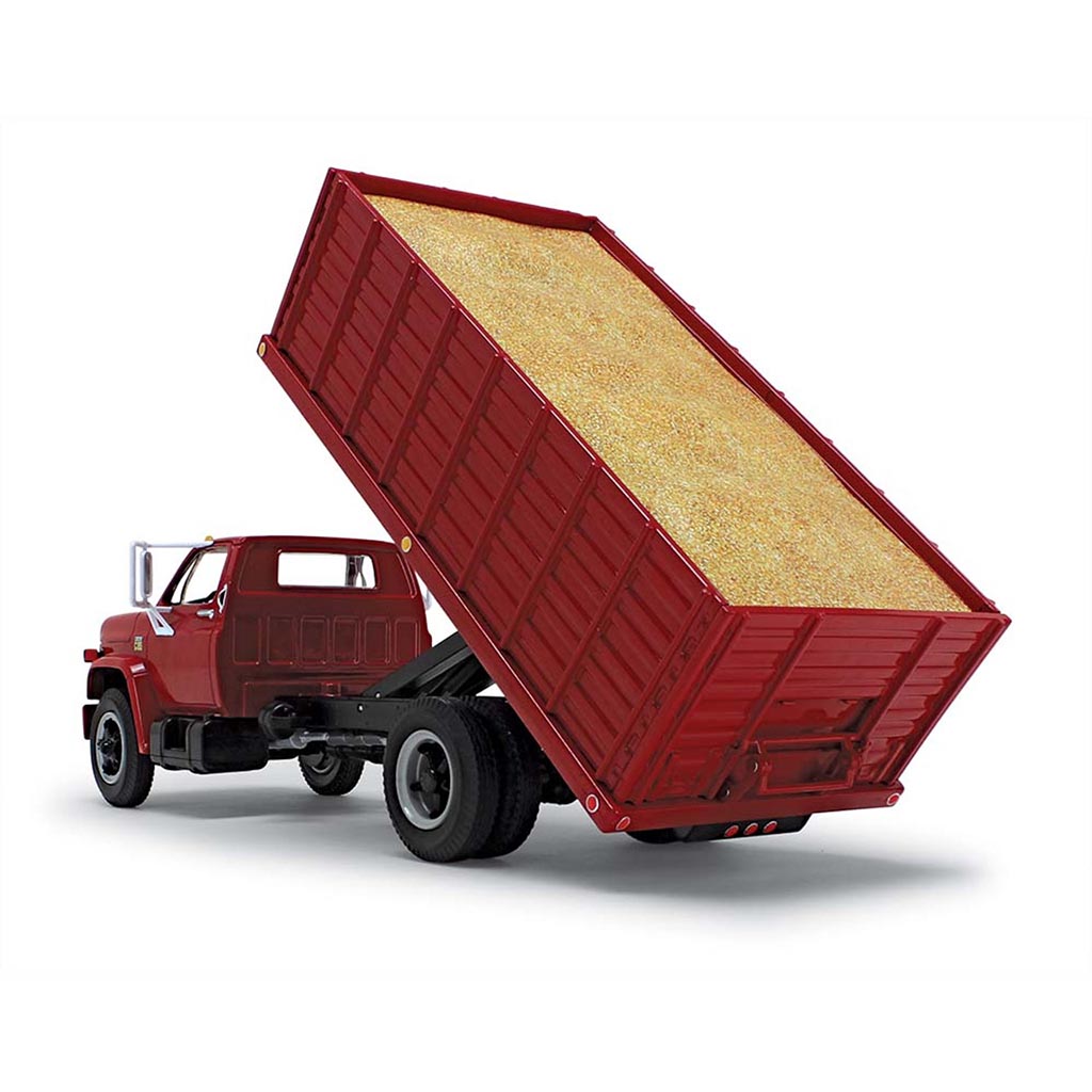 1975 Chevrolet C-65 Grain Truck with Corn Load (Red)