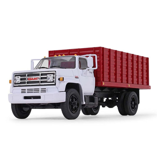 1975 GMC 6500 Grain Truck with Corn Load (White/Red)