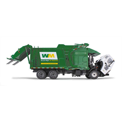 Mack LR w/McNeilus Meridian Front Load Refuse Truck Body and Bin "Waste Management" (Green/White)