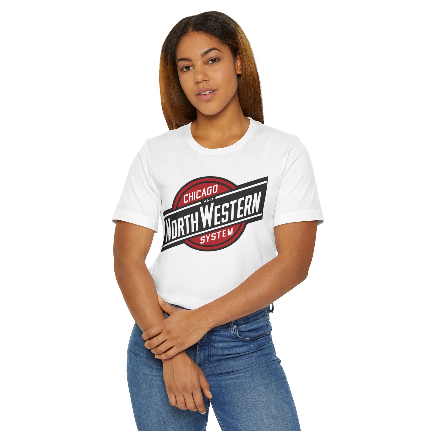 Chicago and North Western System Railroad Logo Tee