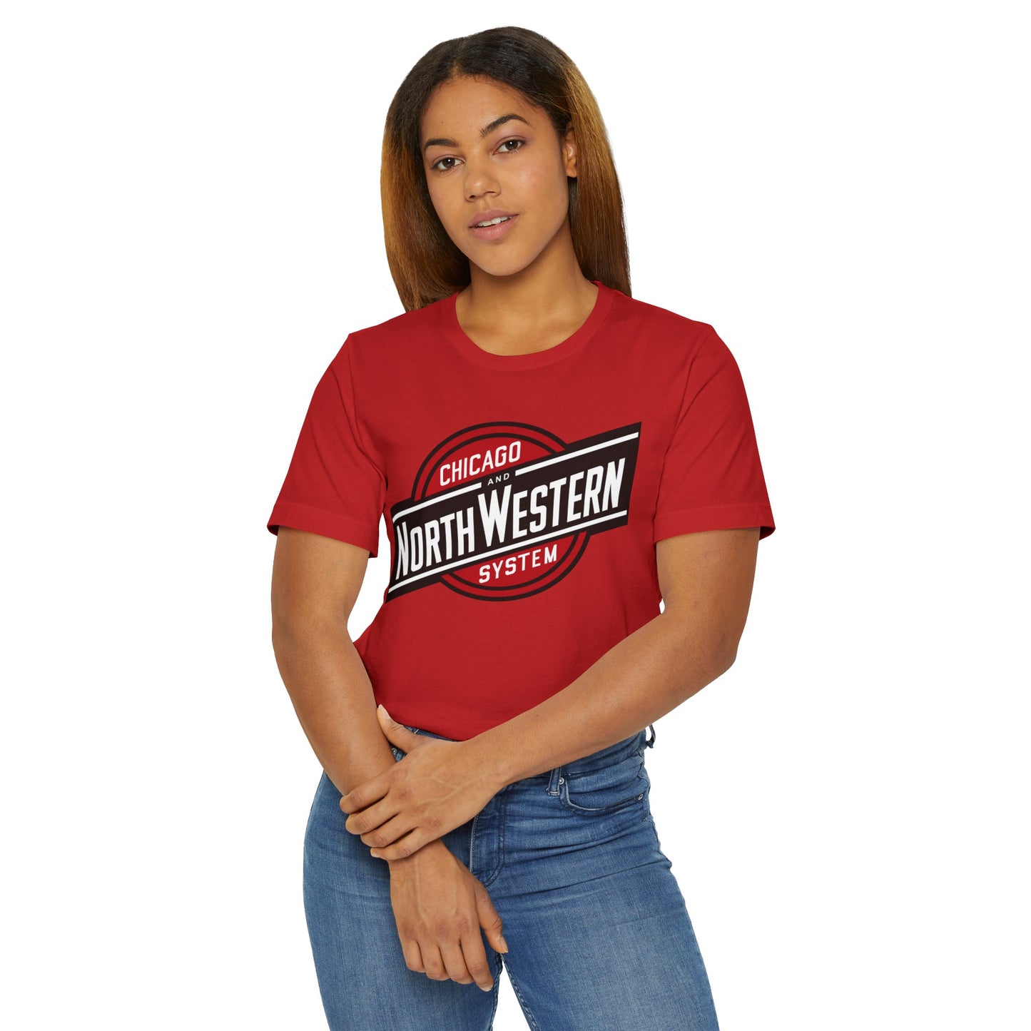 Chicago and North Western System Railroad Logo Tee