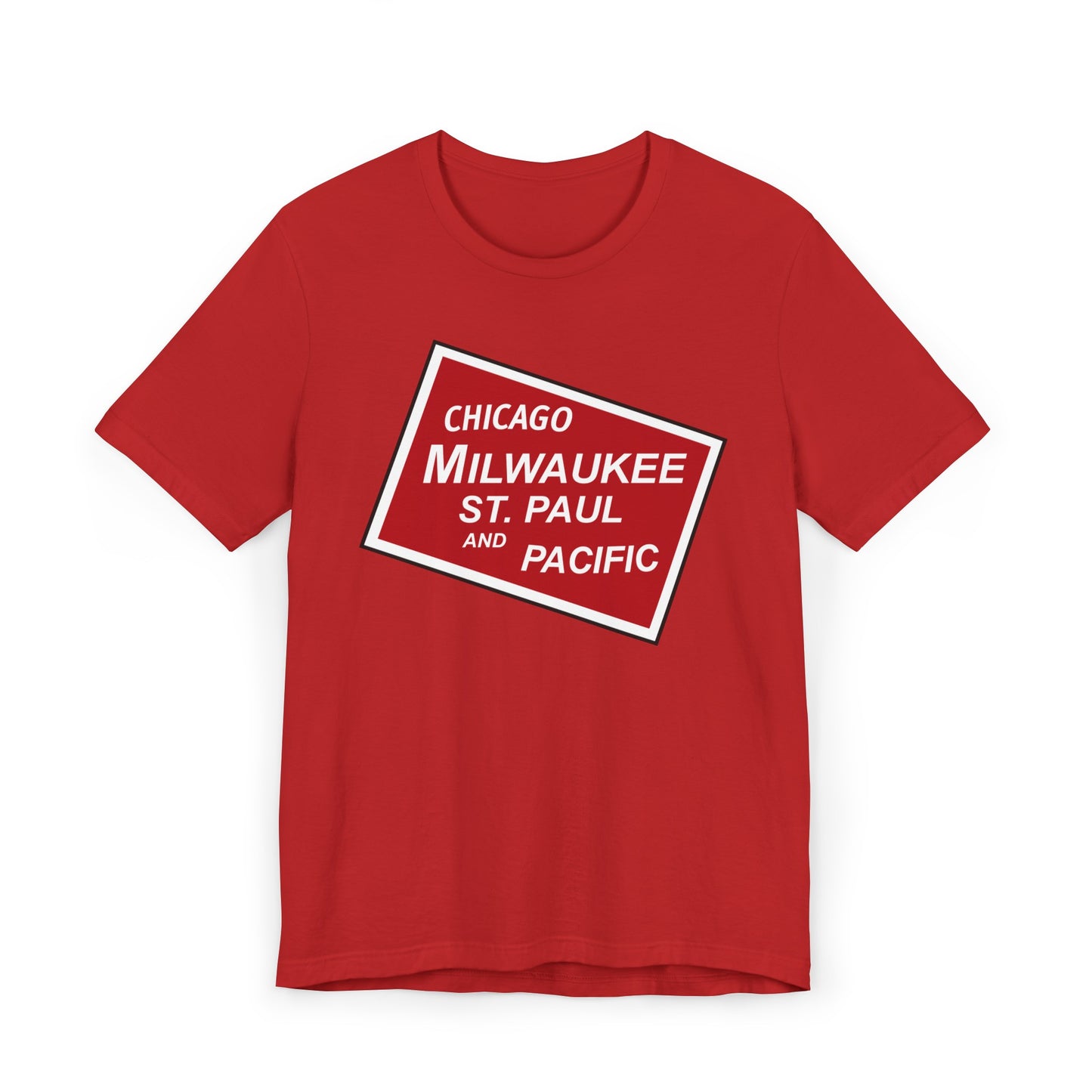 Chicago, Milwaukee, St. Paul and Pacific Railroad Logo Tee "The Milwaukee Road"