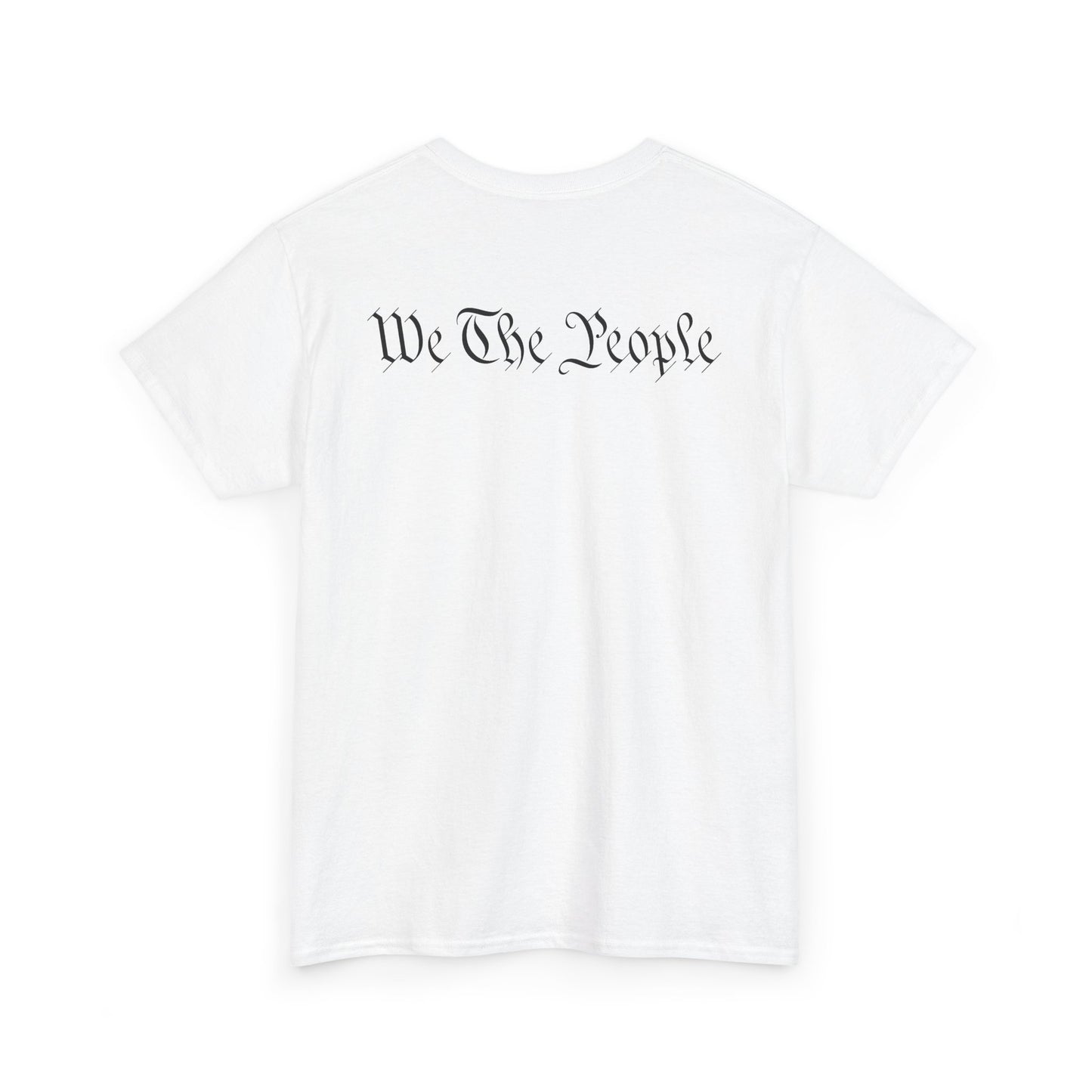 Old Glory American Flag 'United We Stand' Graphic Tee — "We The People" Back Print