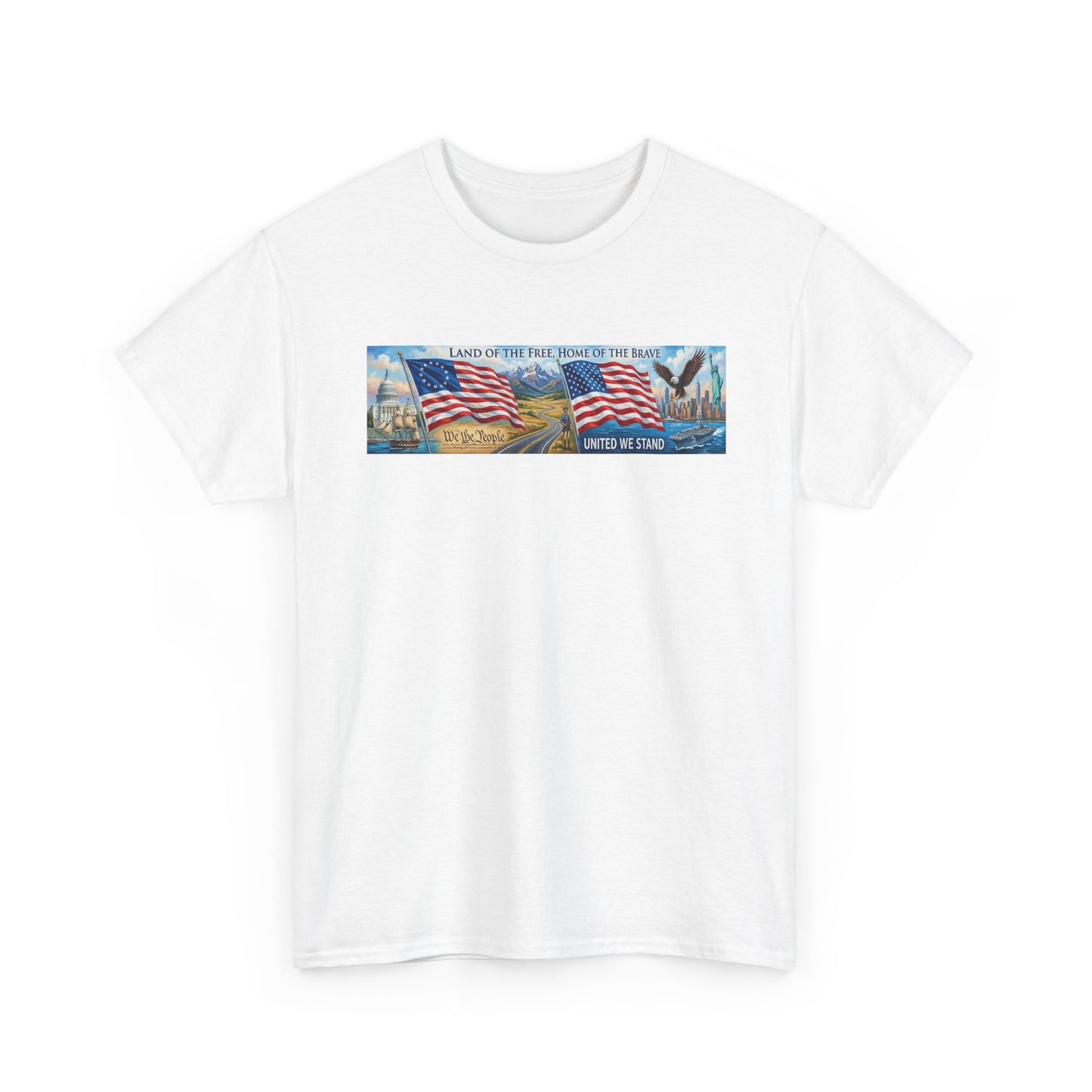 Patriotic 'We The People' T-Shirt — American Flag Constitution Tee