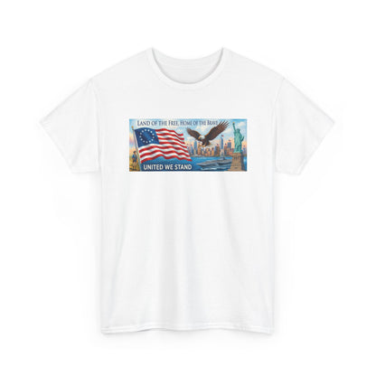 Betsy Ross American Flag Patriotic 'We The People' T-Shirt – United We Stand Tee