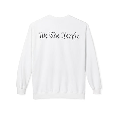 Old Glory Patriotic Crewneck Sweatshirt – 'We The People' American Flag & Eagle Design