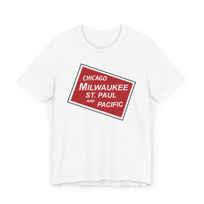 Chicago, Milwaukee, St. Paul and Pacific Railroad Logo Tee "The Milwaukee Road"