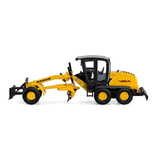 Model of a New Holland construction vehicle on a white background