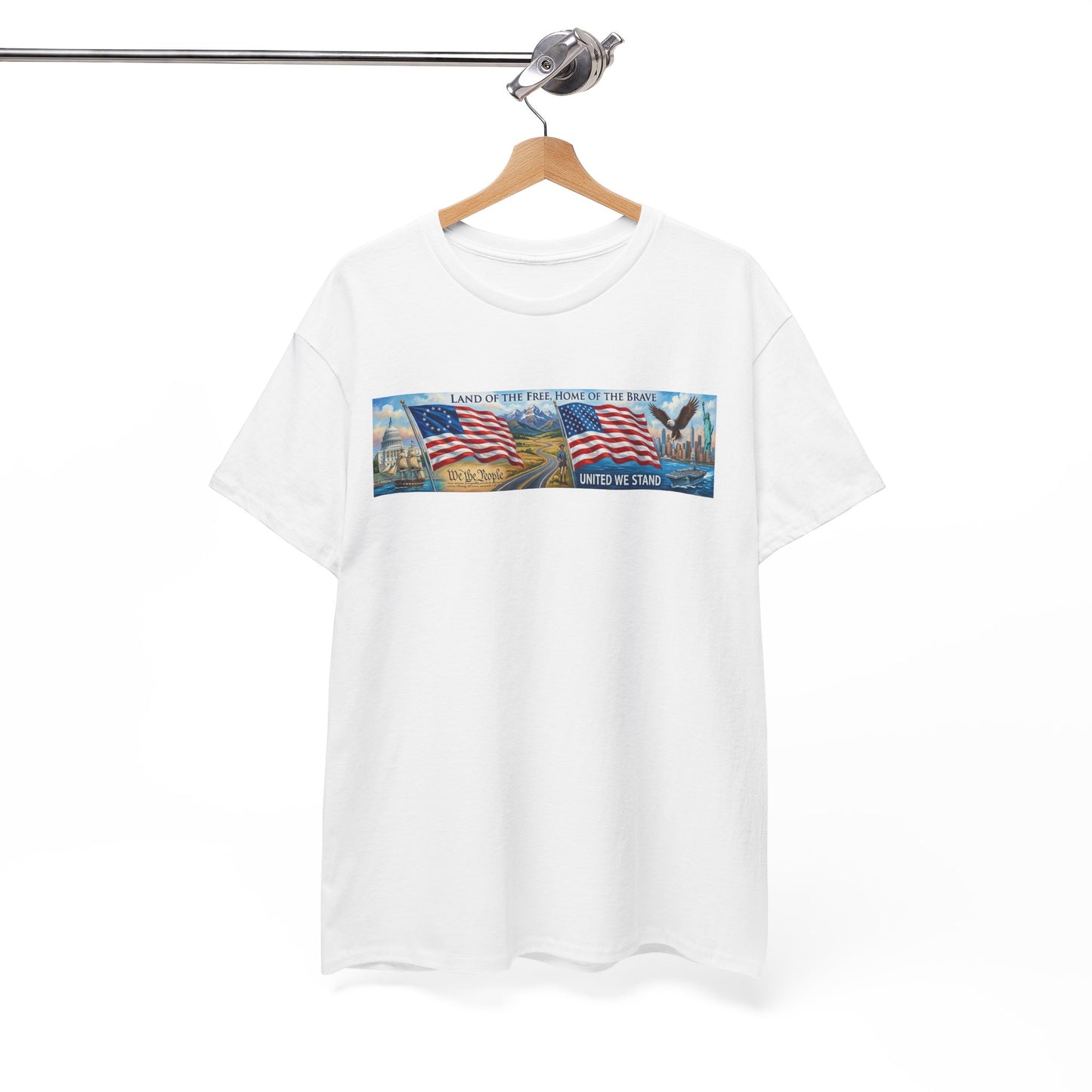 Patriotic 'We The People' T-Shirt — American Flag Constitution Tee