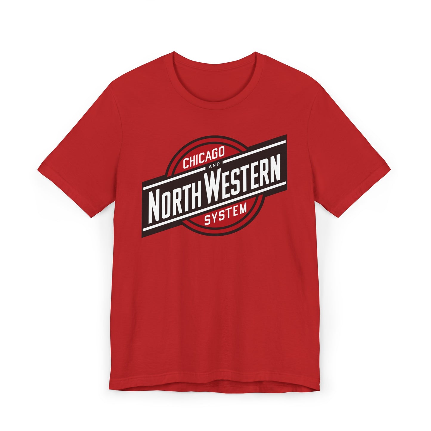 Chicago and North Western System Railroad Logo Tee