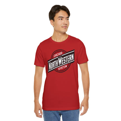 Chicago and North Western System Railroad Logo Tee