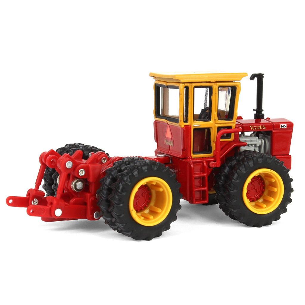 Vintage Versatile toy tractor, on a white background