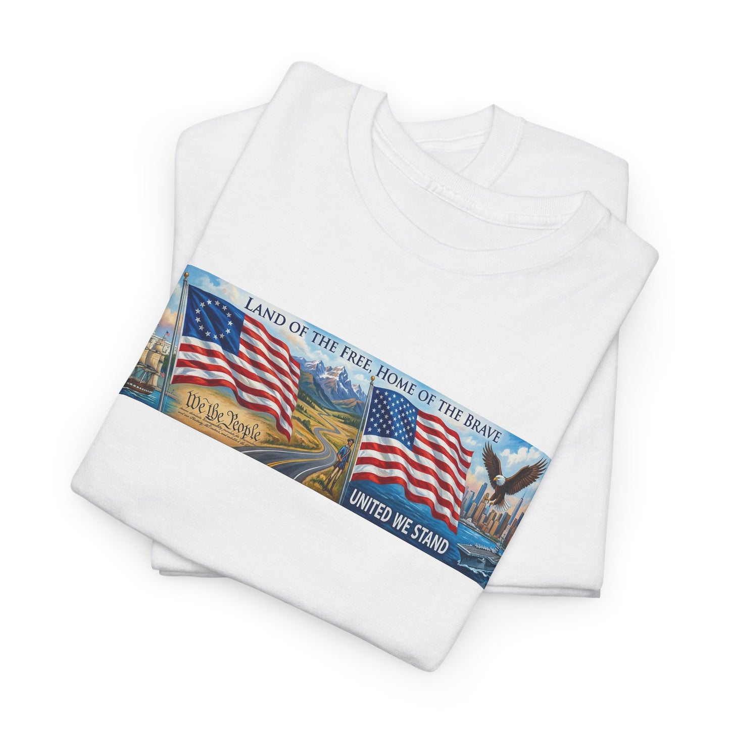 Patriotic 'We The People' T-Shirt — American Flag Constitution Tee