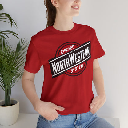 Chicago and North Western System Railroad Logo Tee