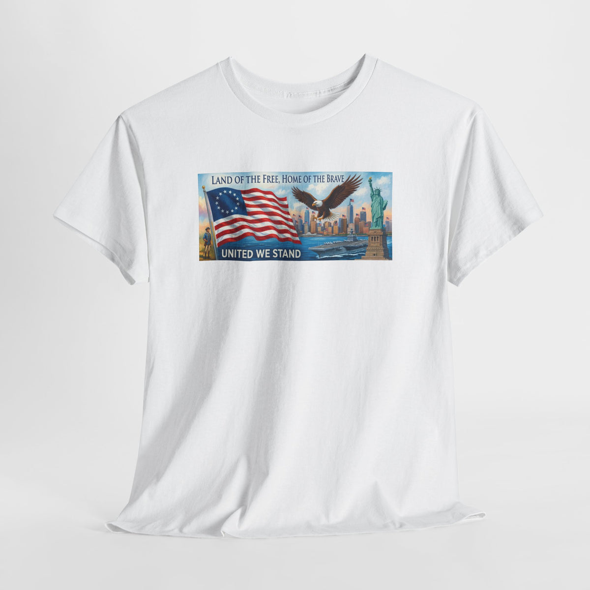 Betsy Ross American Flag Patriotic 'We The People' T-Shirt – United We Stand Tee