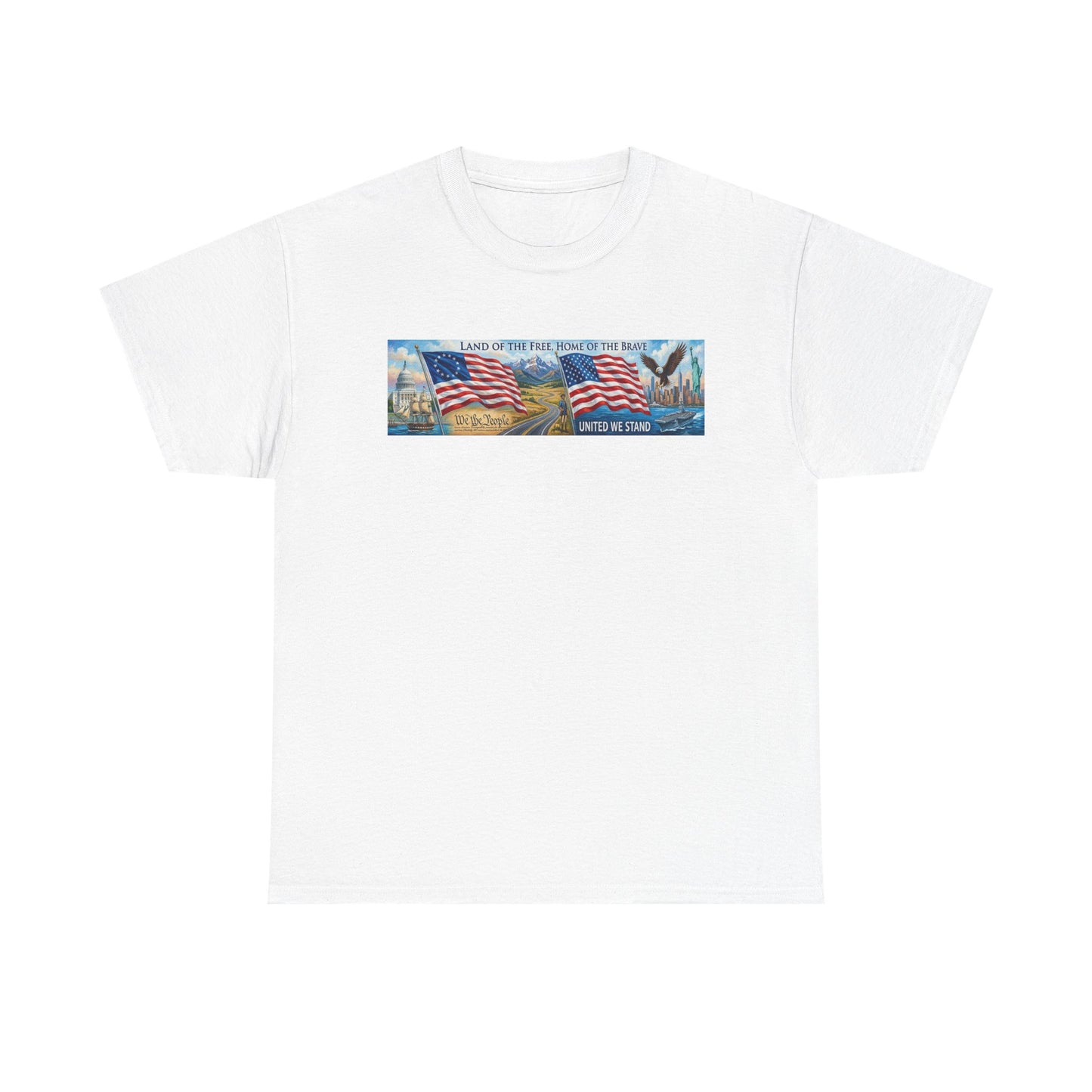 Patriotic 'We The People' T-Shirt — American Flag Constitution Tee