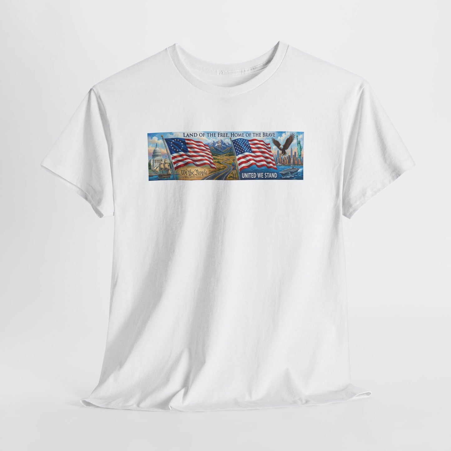Patriotic 'We The People' T-Shirt — American Flag Constitution Tee