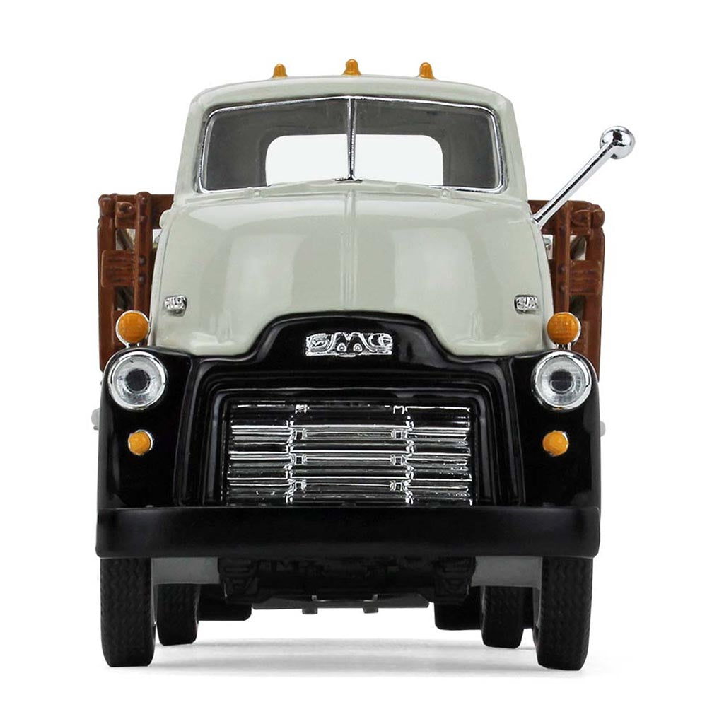 1952 GMC COE Stake Bed Truck with Potato Sack Load "K. & B. Potato Farms, Inc." (Gray/Black)