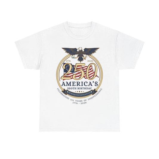 Founding Eagle 250th America’s 250th Birthday T-Shirt — Patriotic "We The People" Tee
