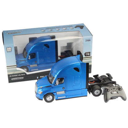 2018 Freightliner Cascadia Hi-Roof Sleeper Tractor (Blue) - R/C
