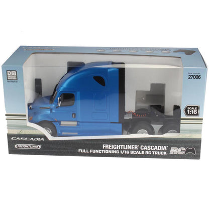 2018 Freightliner Cascadia Hi-Roof Sleeper Tractor (Blue) - R/C