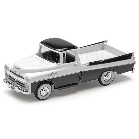 Model of a classic Dodge pickup truck on a white background