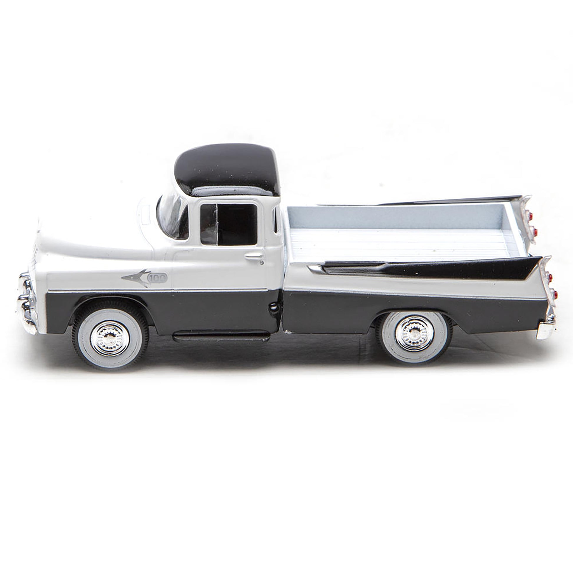 Model of a classic pickup truck on a white background