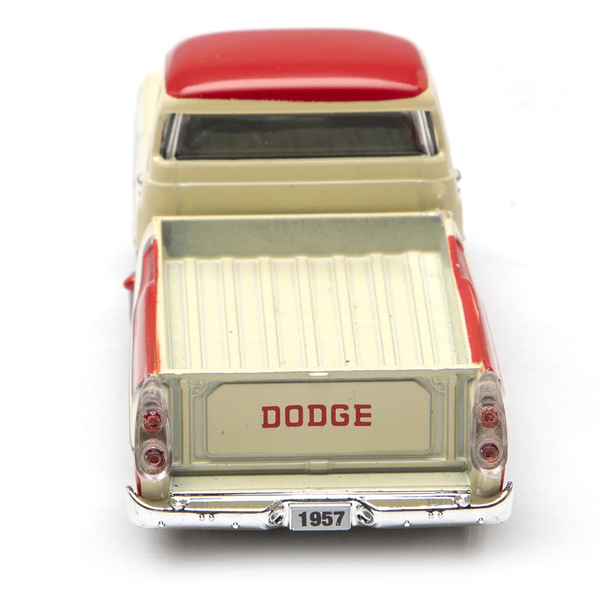 Model of a 1957 Dodge truck on a white background