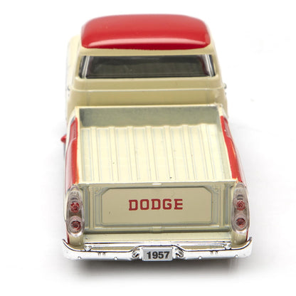 Model of a 1957 Dodge truck on a white background