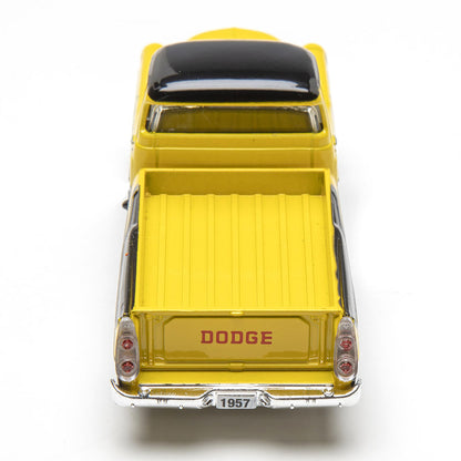 Model of a 1957 Dodge truck on a white background