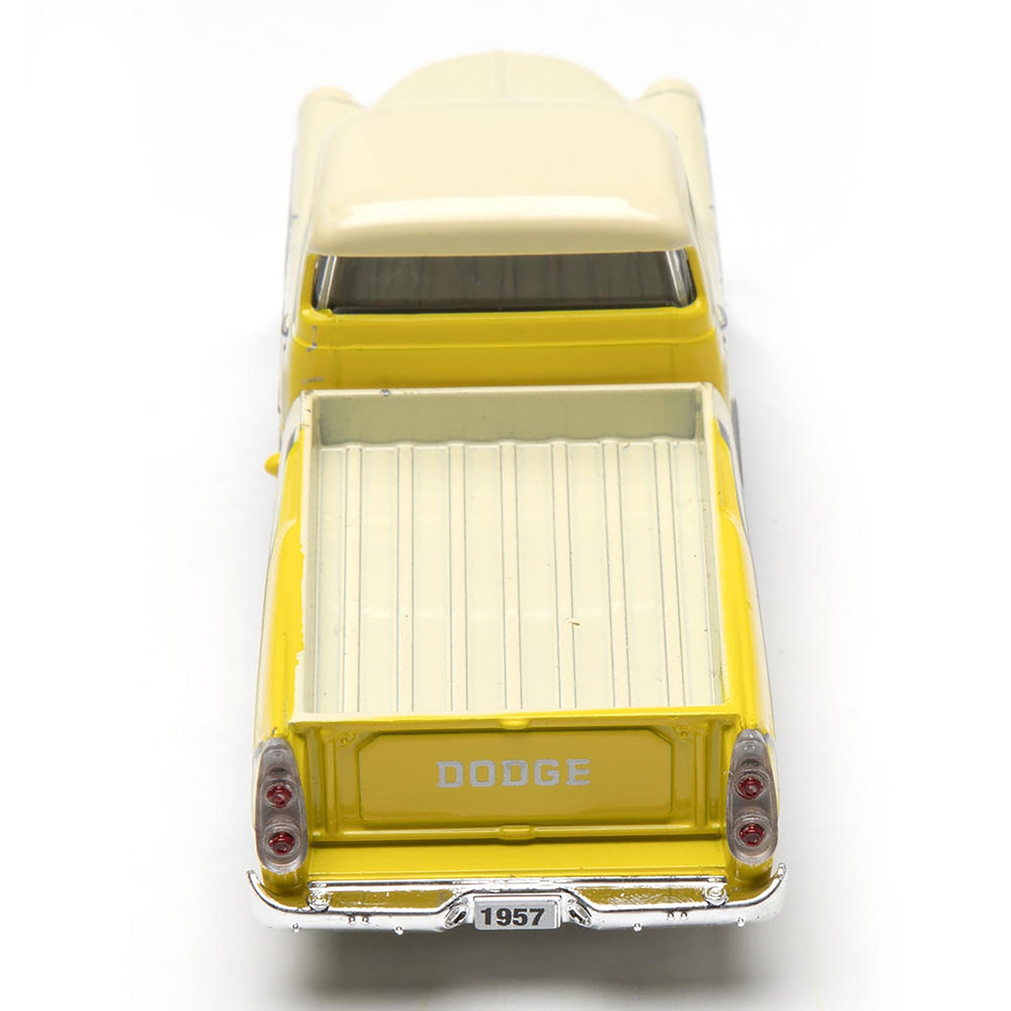 Model of a 1957 Dodge truck on a white background