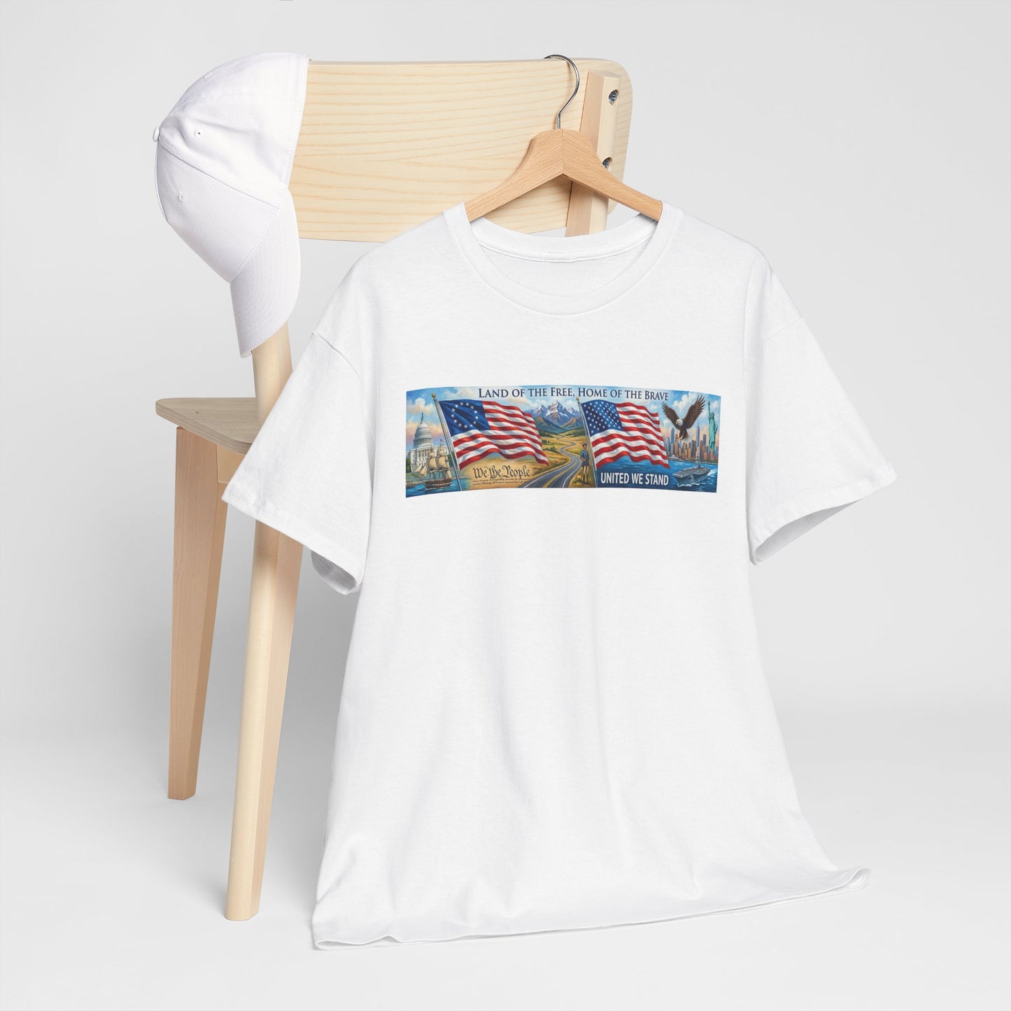 Patriotic 'We The People' T-Shirt — American Flag Constitution Tee