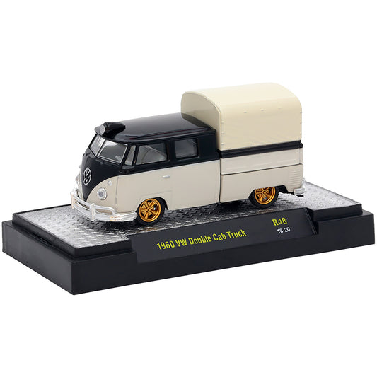 1960 Volkswagen Type 2 Double Cab Pickup w/Canvas Top (Black/White)