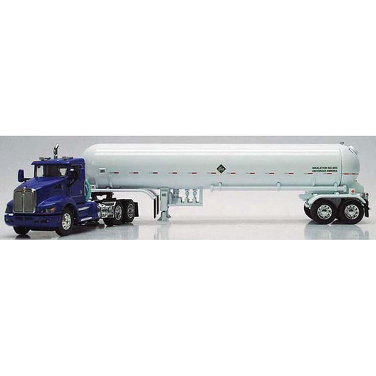 Kenworth T660 Day Cab w/Mississippi Anhydrous Ammonia Tanker Trailer (Blue)