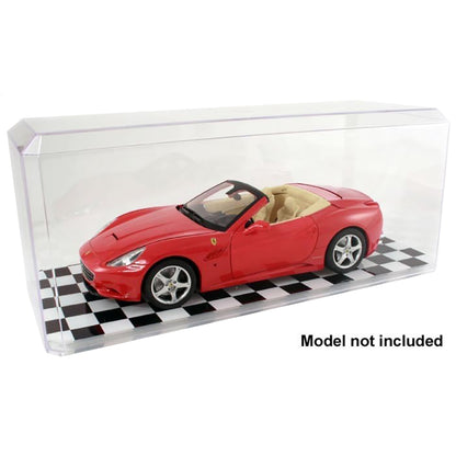 1:18 Scale Auto Display Case (Checked Bottom)