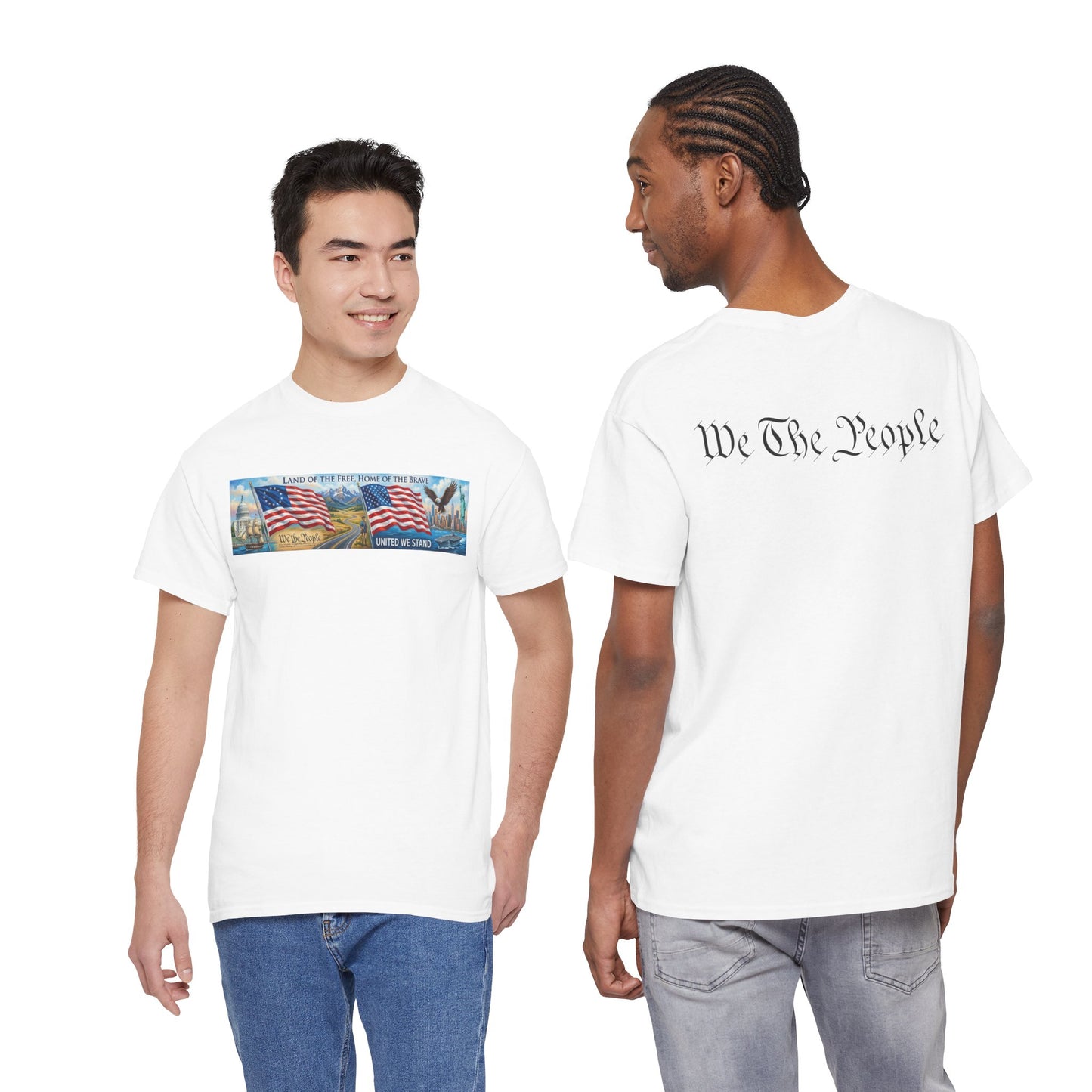 Patriotic 'We The People' T-Shirt — American Flag Constitution Tee