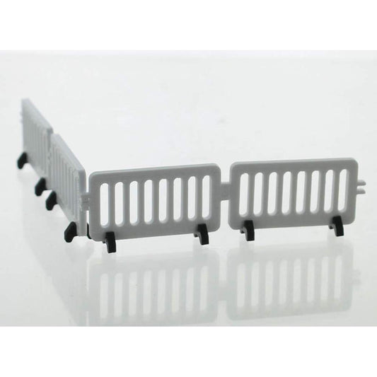 Pedestrian Barricades - 4-Pack - White