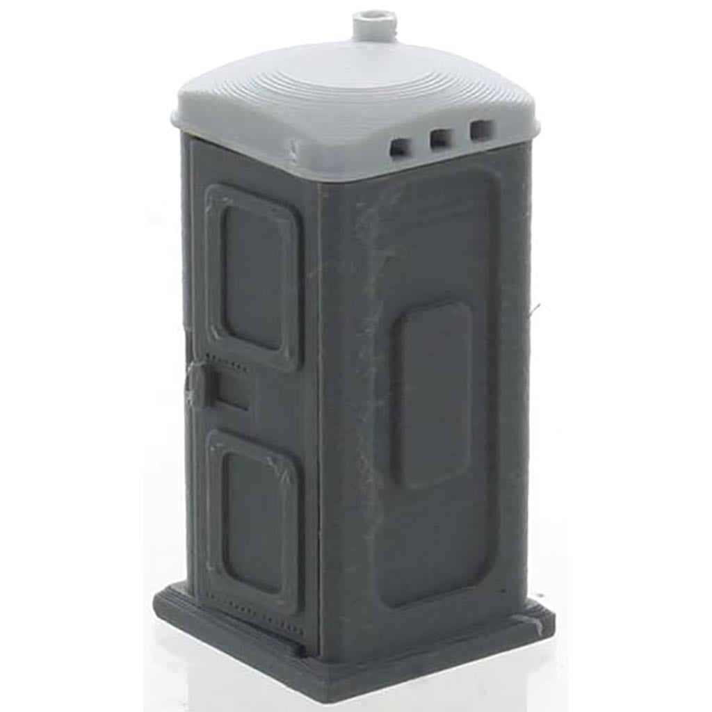 Porta-Potty w/Opening Door - Gray/White