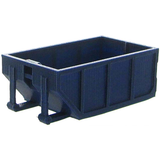 10 Yard Rolloff Dumpster - Dark Blue