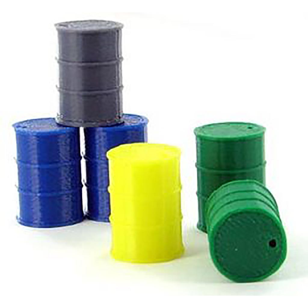 Barrels, 55 Gallon - 6-Pack - Assorted Colors