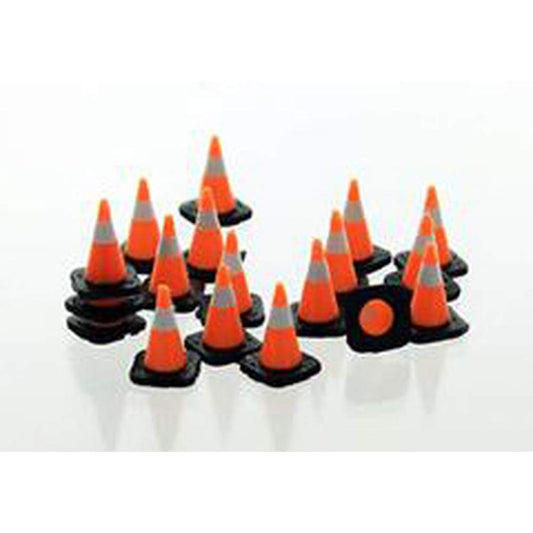 Traffic Barrels - 6-Pack - Orange/White