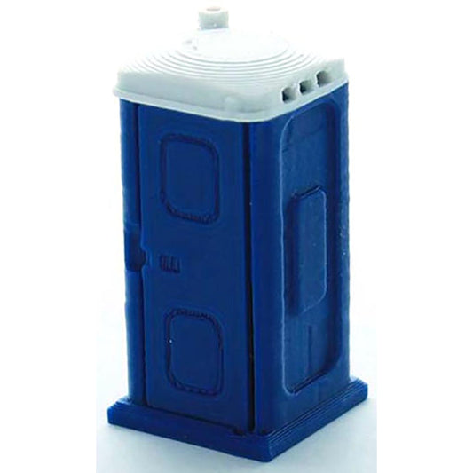 Porta-Potty w/Opening Door - Blue/White