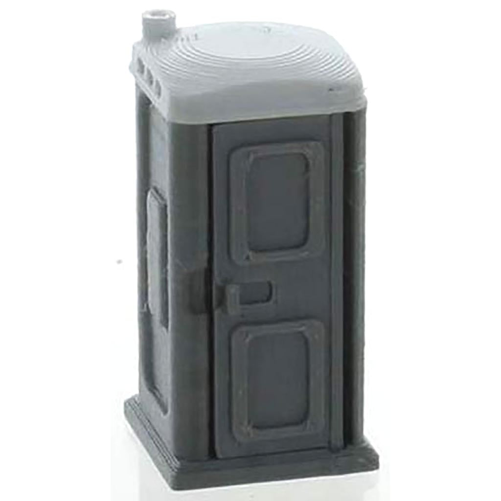 Porta-Potty w/Opening Door - Gray/White