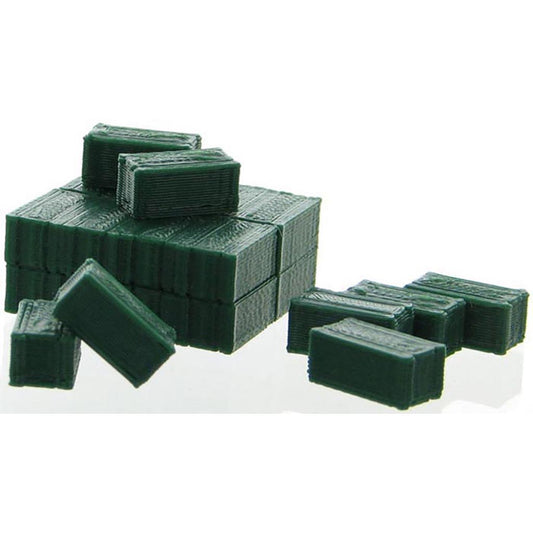 Square Hay Bales - Green