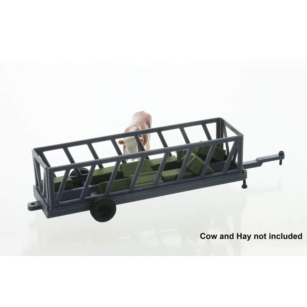 Portable Livestock Feeder - Gray