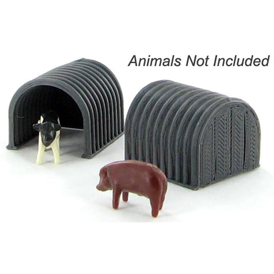 Hog / Calf Shelter - 2-Pack - Gray