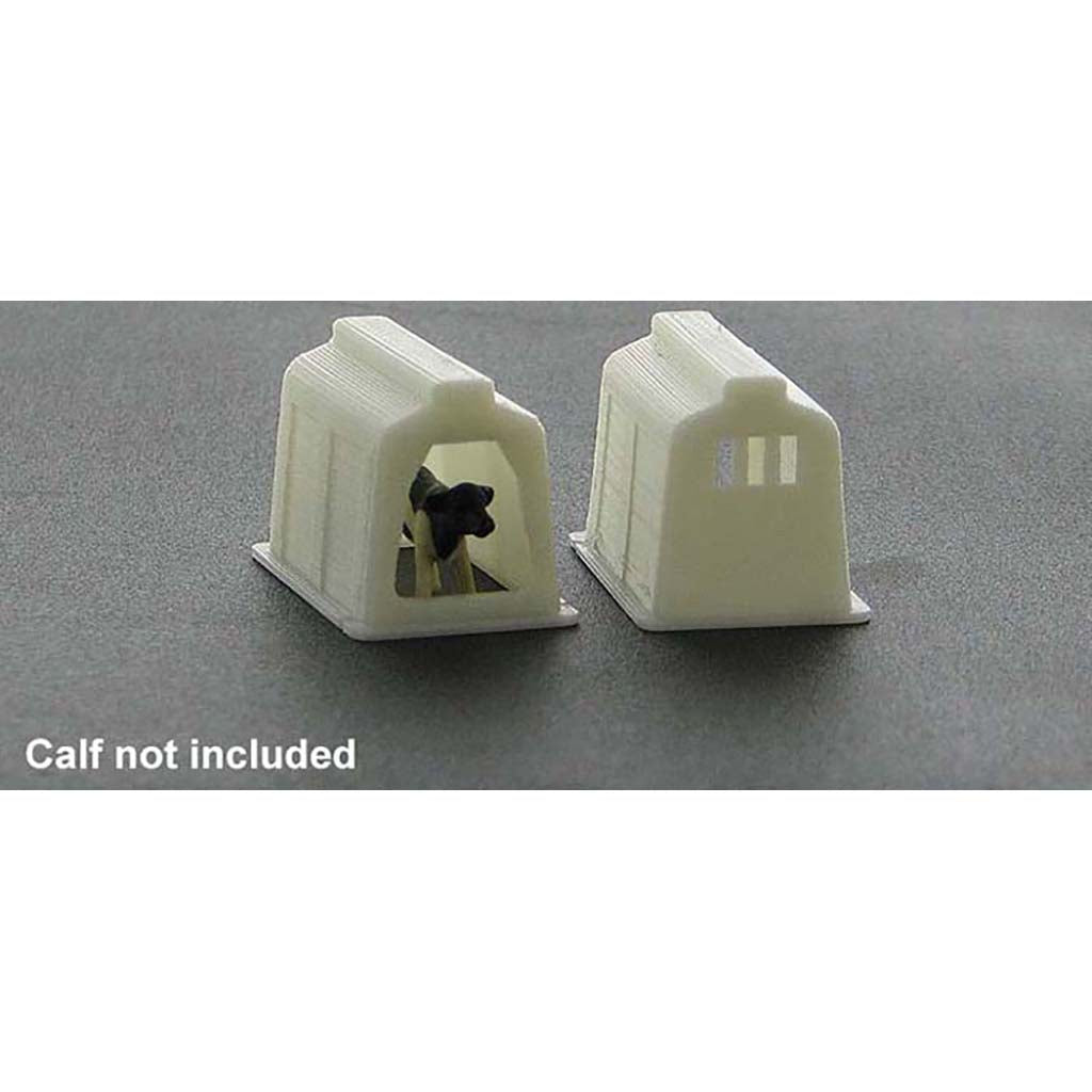 Poly Calf Shelter - 2-Pack - White