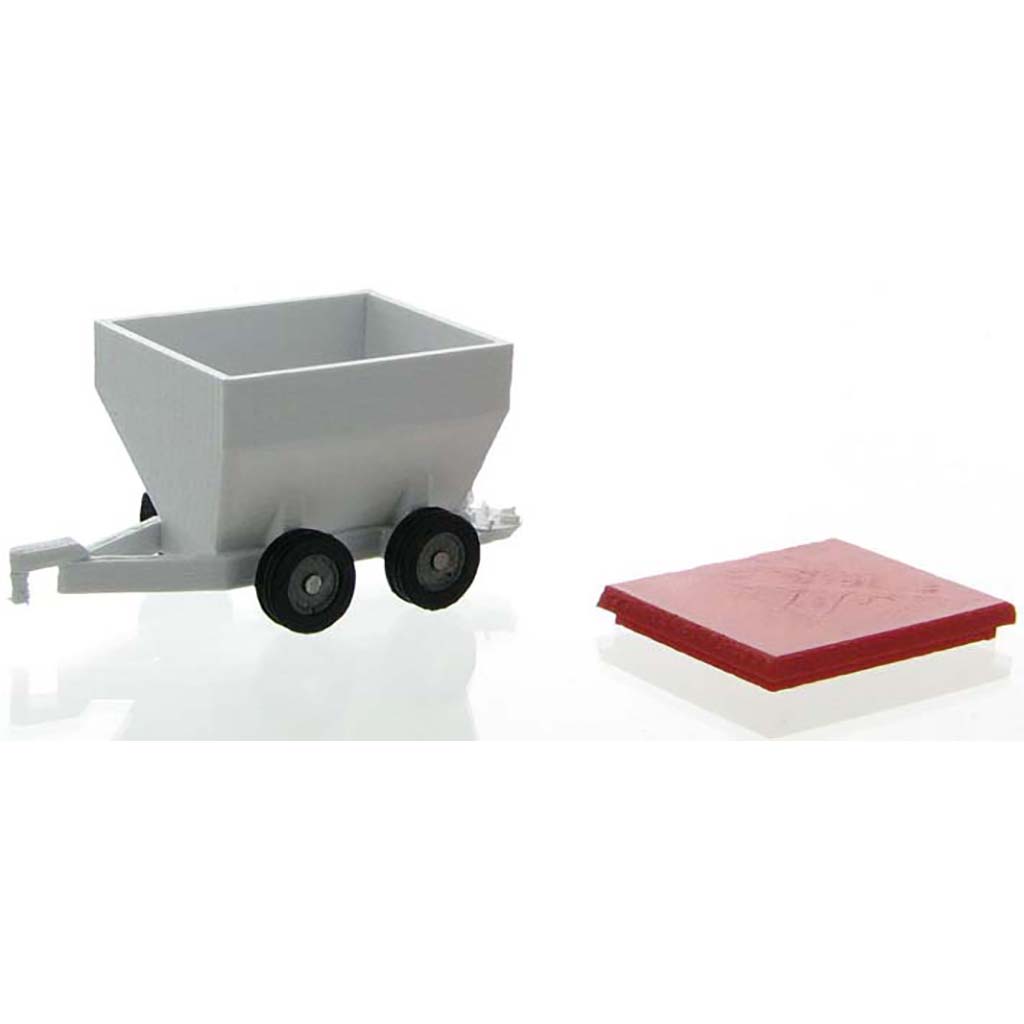 Wilmar 500 Dry Fertilizer Spreader Wagon - White/Red