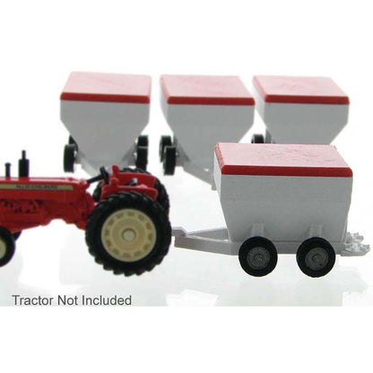 Wilmar 500 Dry Fertilizer Spreader Wagon - White/Red